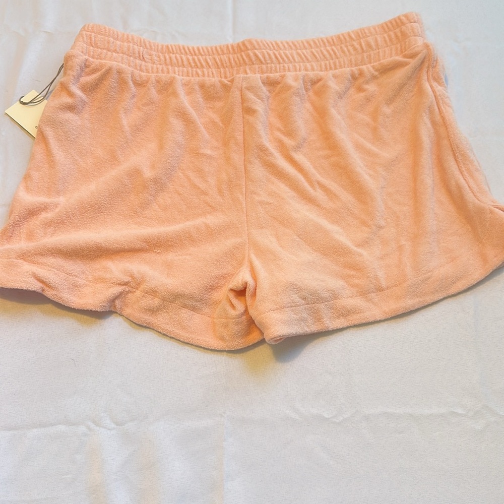NWT‎ Large Terry Cloth Pink Shorts
